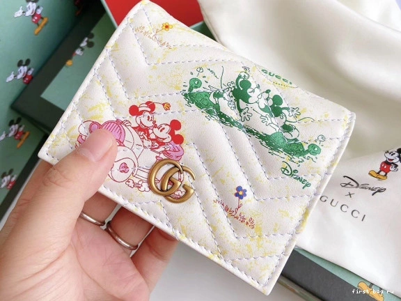 First bag ru X wallet Disney Gucci 0728